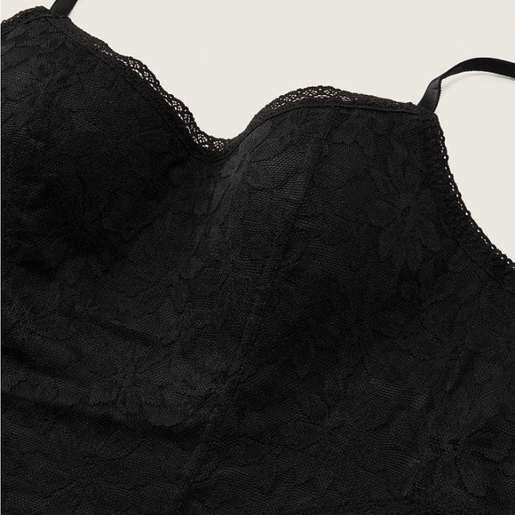 PINK
LACE LIGHTLY LINED CORSET TOP - Picture 4 of 5